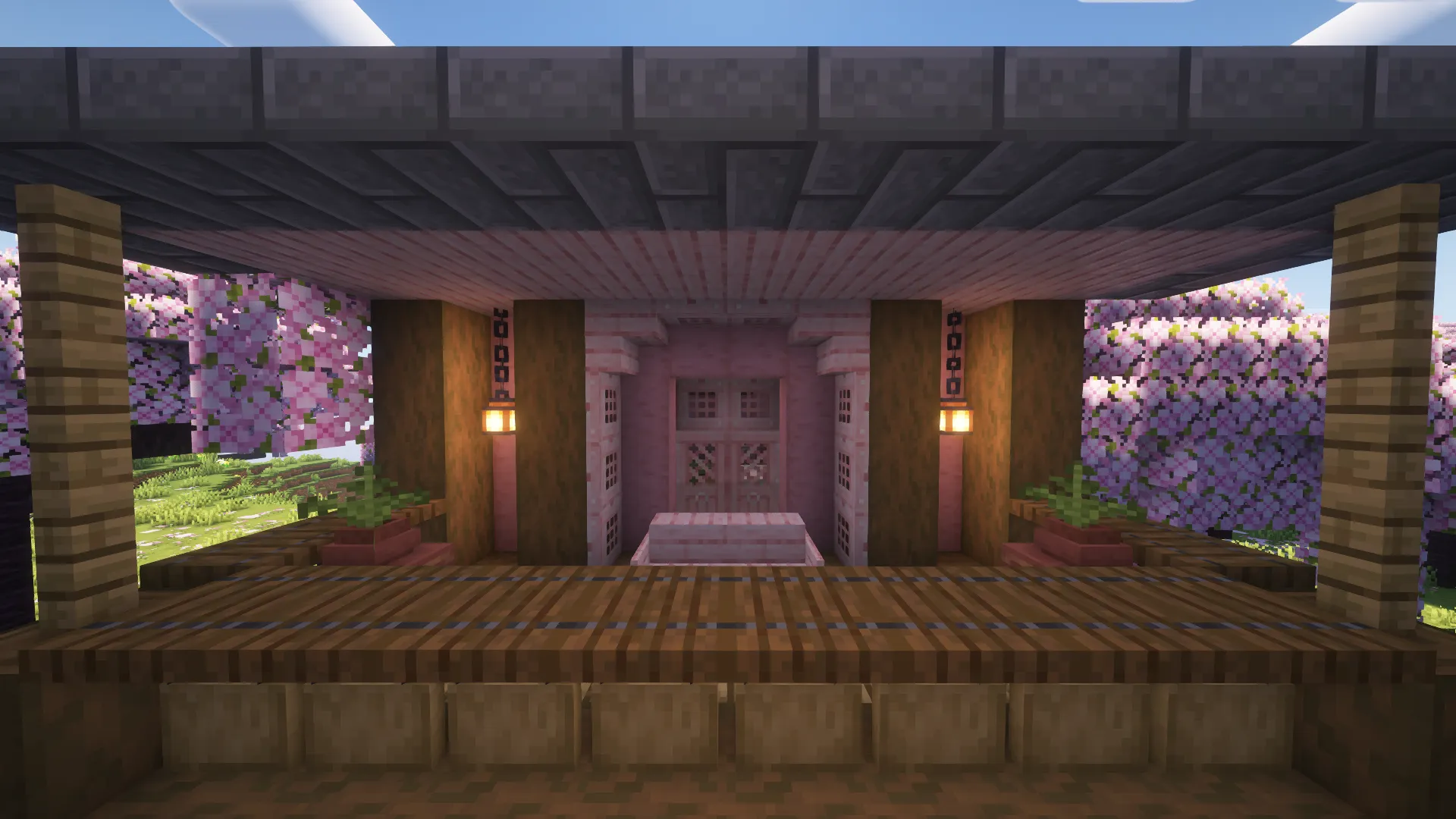 Cherry Hut — скриншот 1 (Моды, Minecraft)