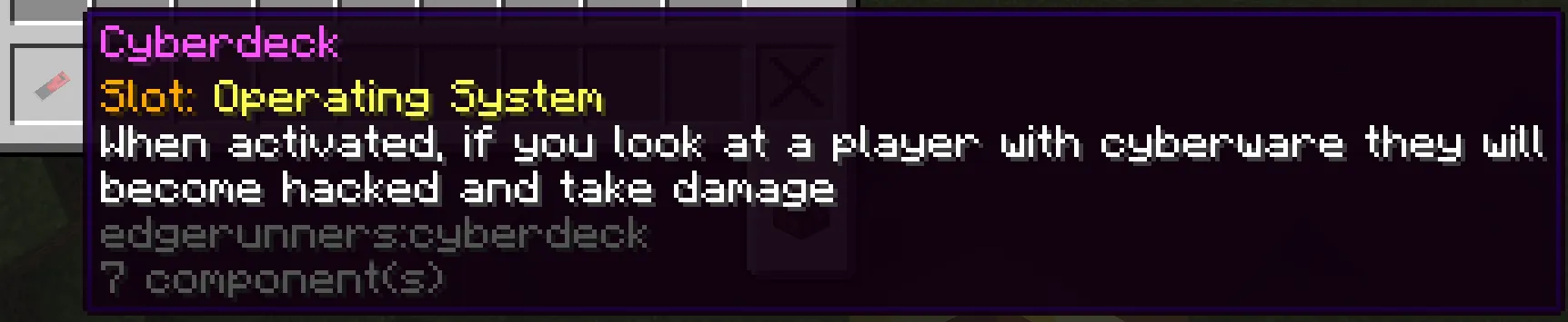 Edge Runner Cyberware — скриншот 6 (Моды, Minecraft)