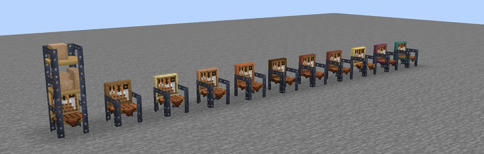 Wan's Storage Shelves — скриншот 3 (Моды, Minecraft)