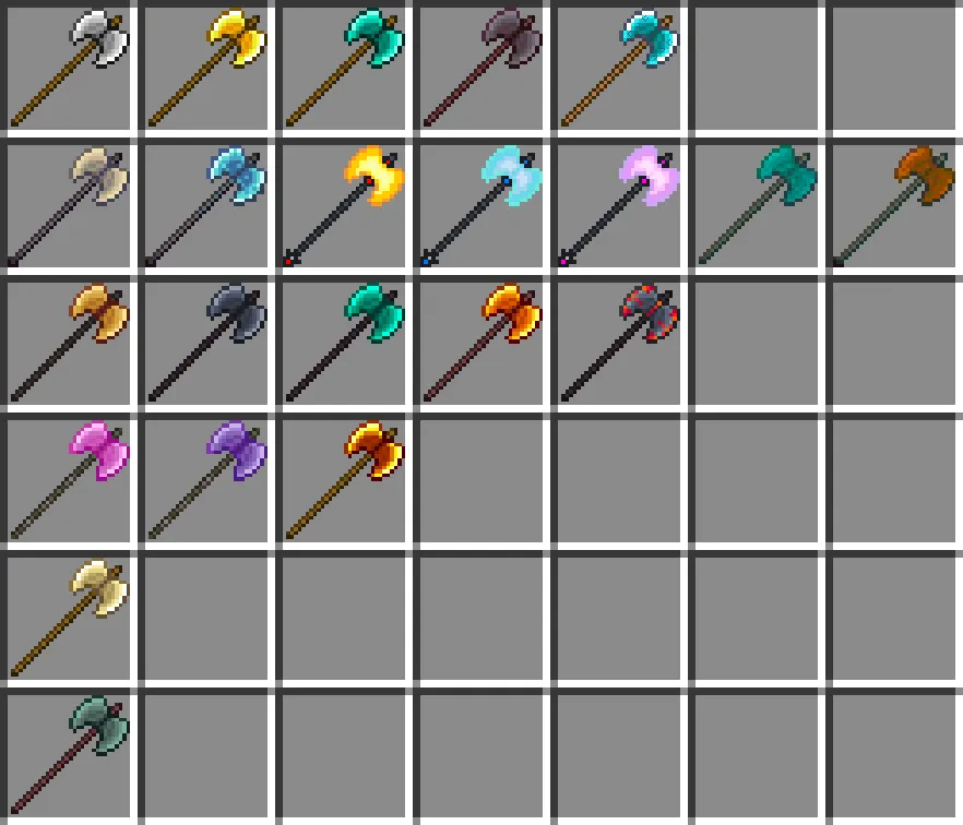 Simply Swords: Alternate Greataxes — скриншот 2 (Текстуры, Minecraft)
