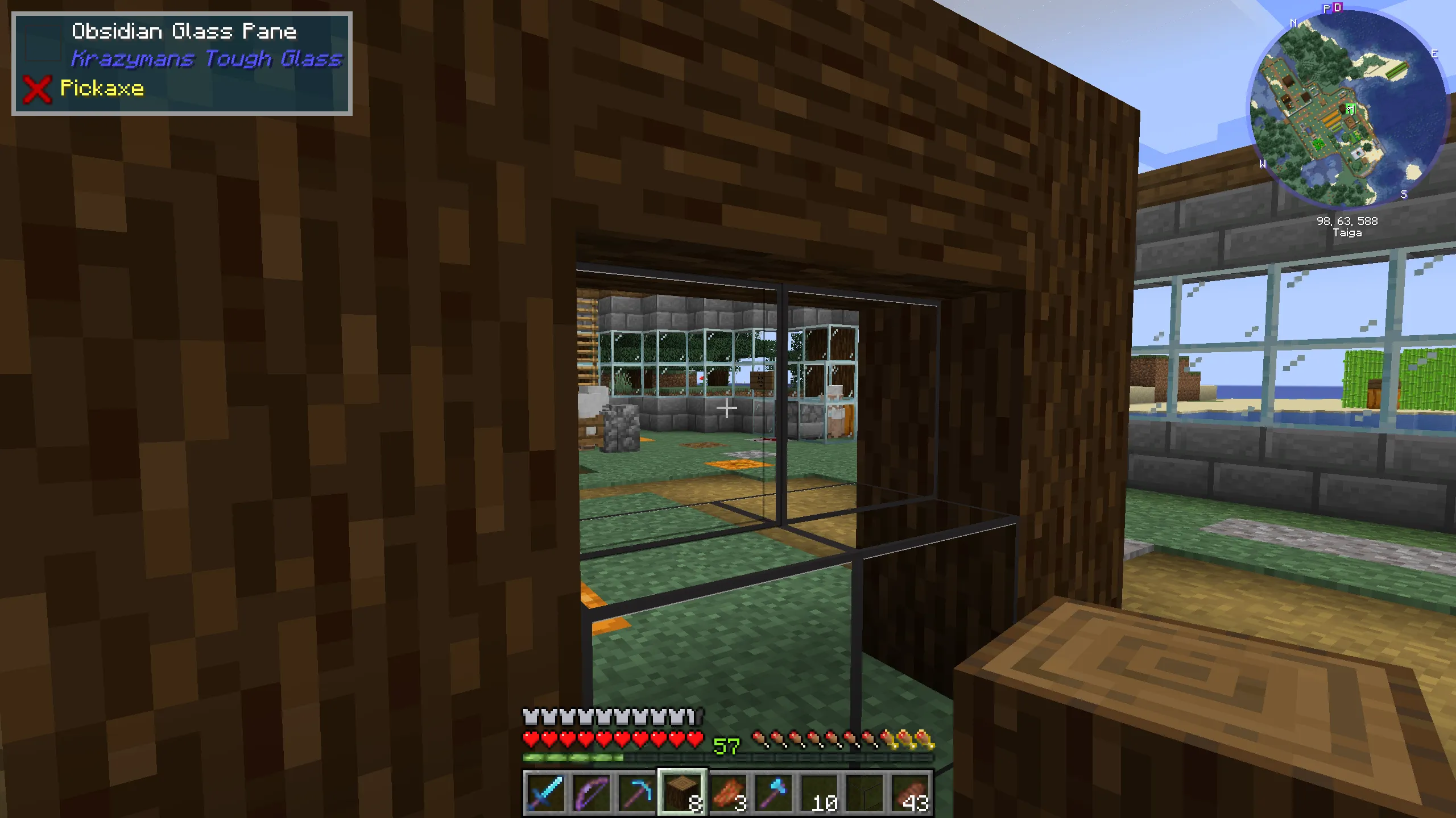 Krazymans Tough Glass, Моды, Minecraft