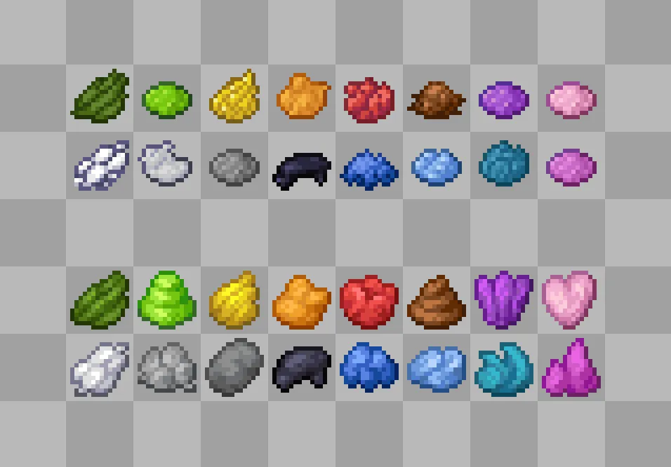 Dye Bound, Текстуры, Minecraft