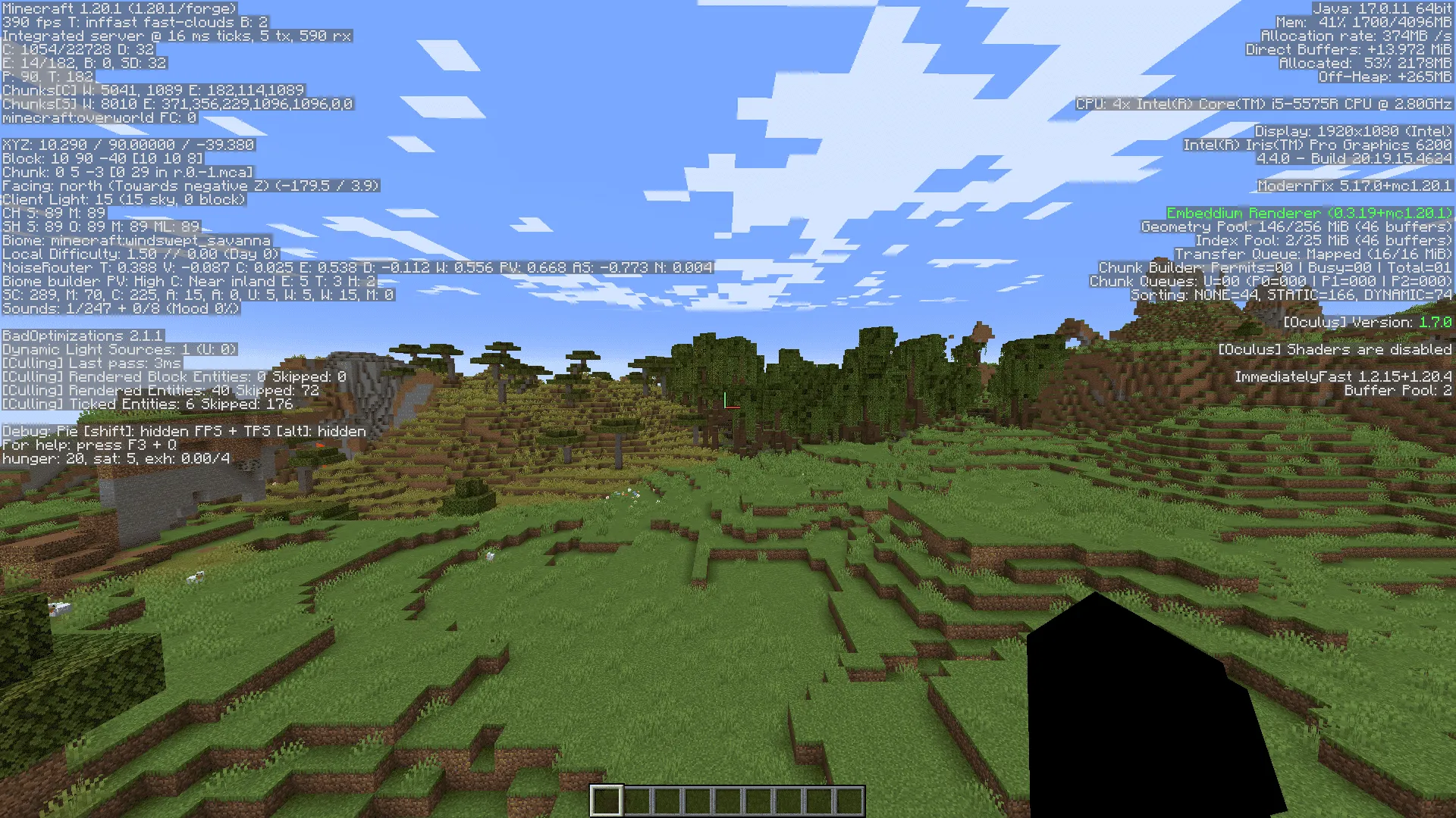 Forgium [Optimization + FPS] — скриншот 3 (Модпаки, Minecraft)