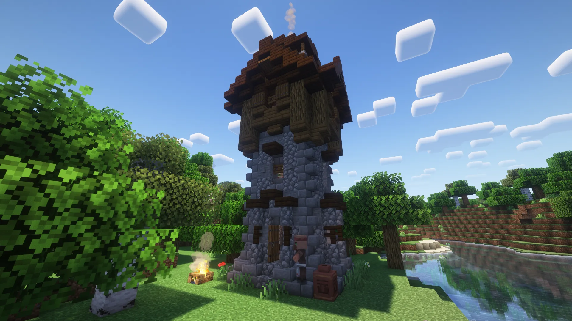 Forest Watchtower, Моды, Minecraft