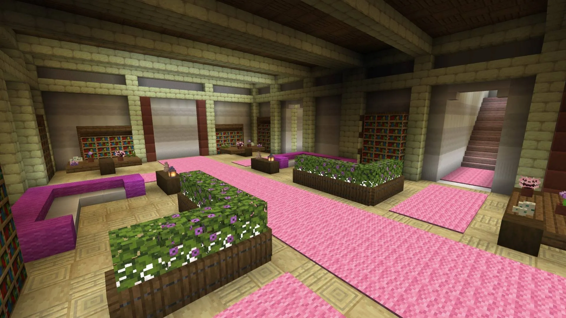 Pink Castle - Survival Spawn, Карты, Minecraft