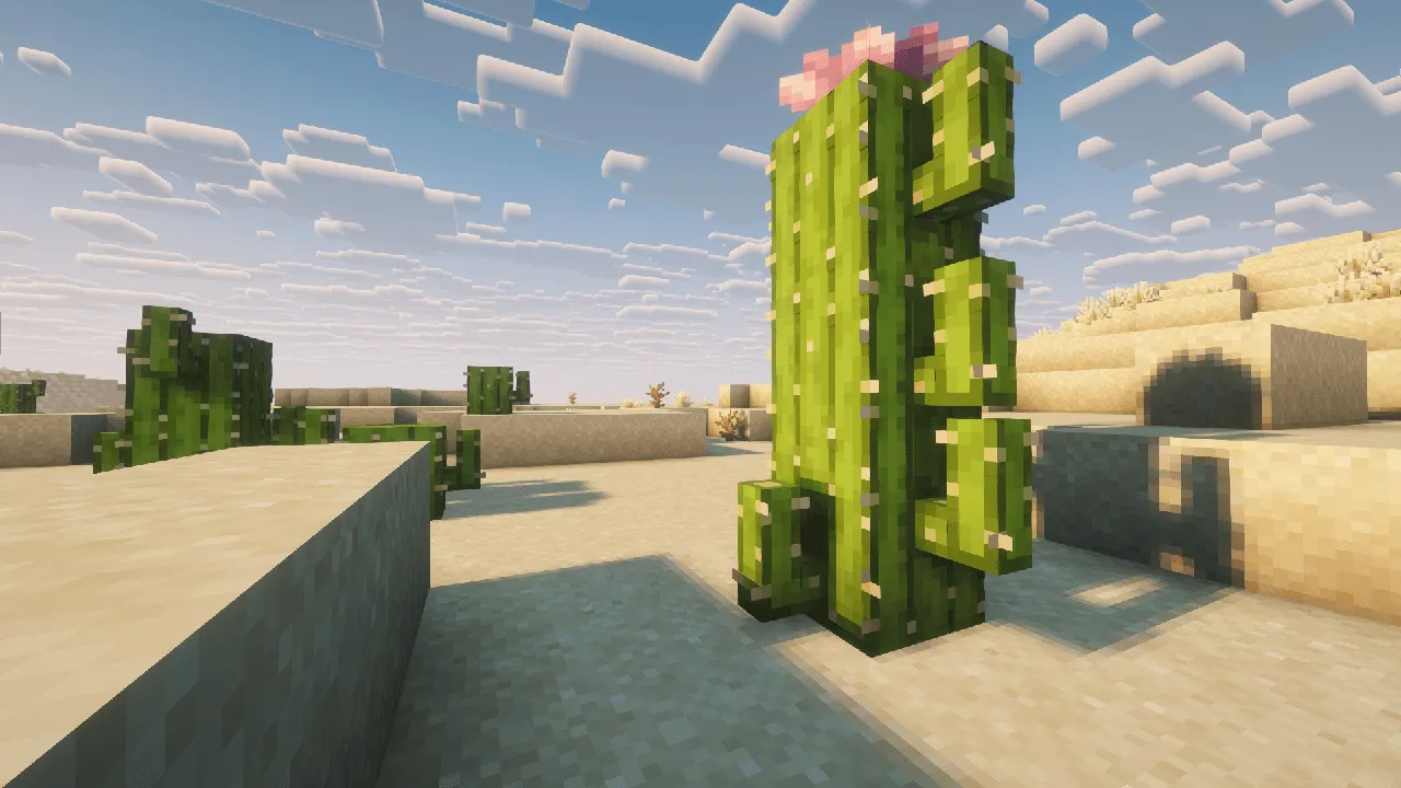 Oaks Better Cactus — скриншот 1 (Текстуры, Minecraft)