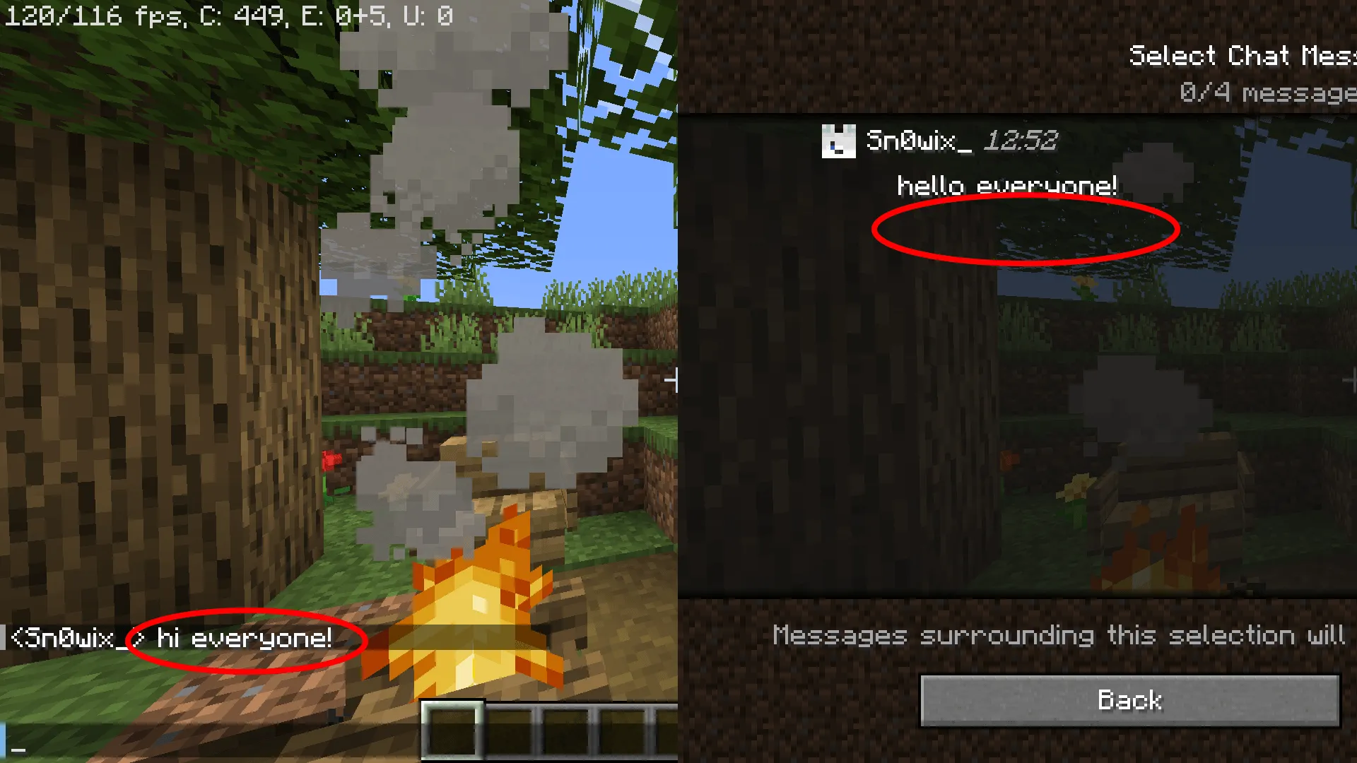 Deleted Chat Reports — скриншот 1 (Плагины, Minecraft)