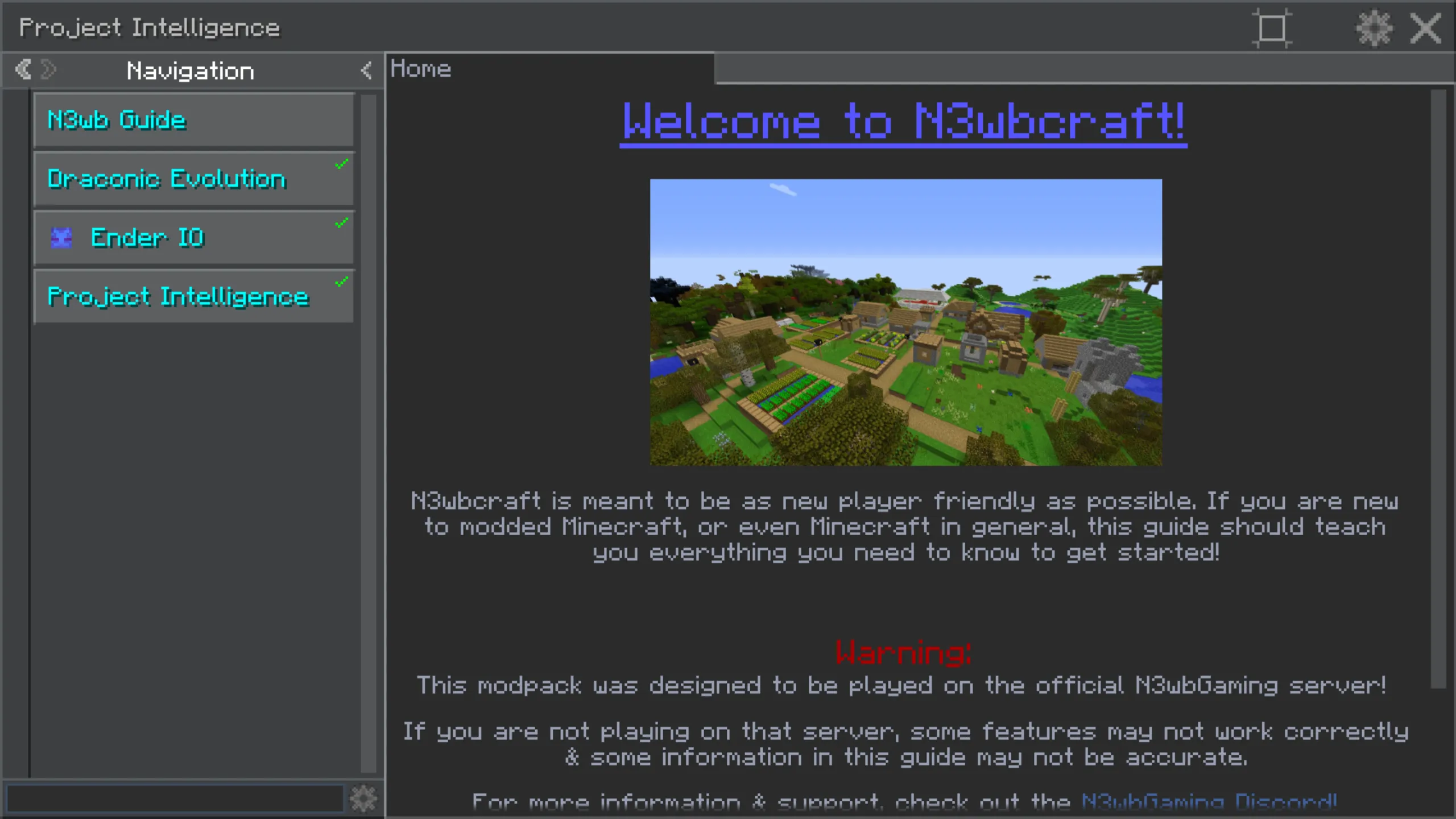 N3wbcraft 1.12.2, Модпаки, Minecraft