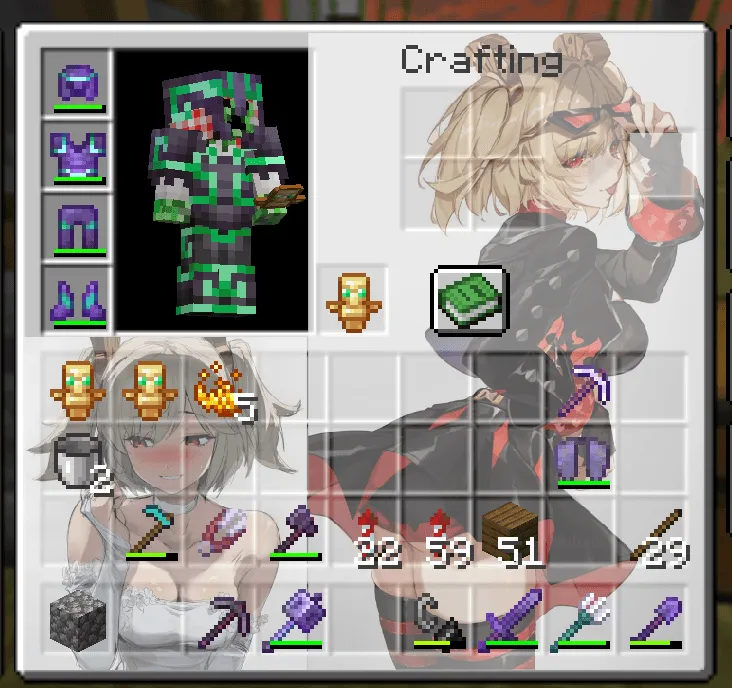 HD Burnice GUI — скриншот 5 (Текстуры, Minecraft)