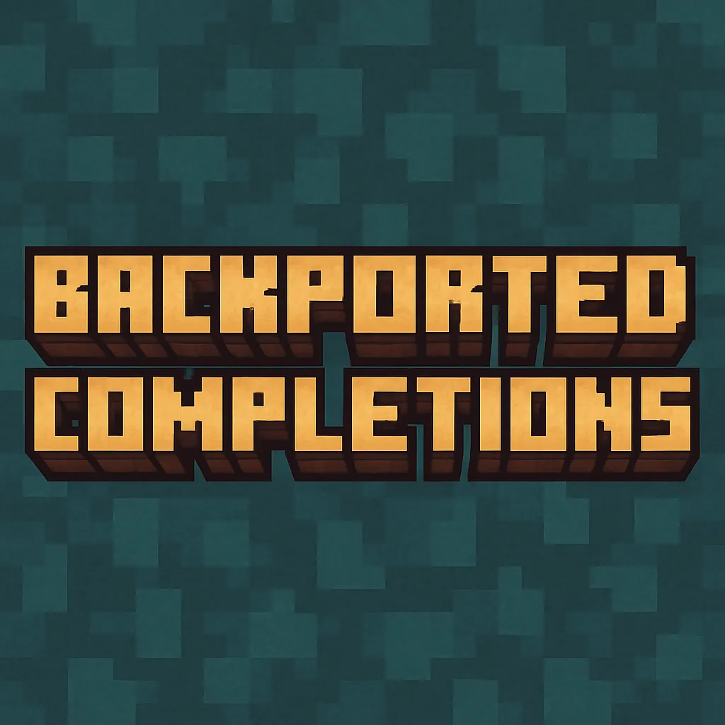 BackportedCompletions, Моды, Minecraft