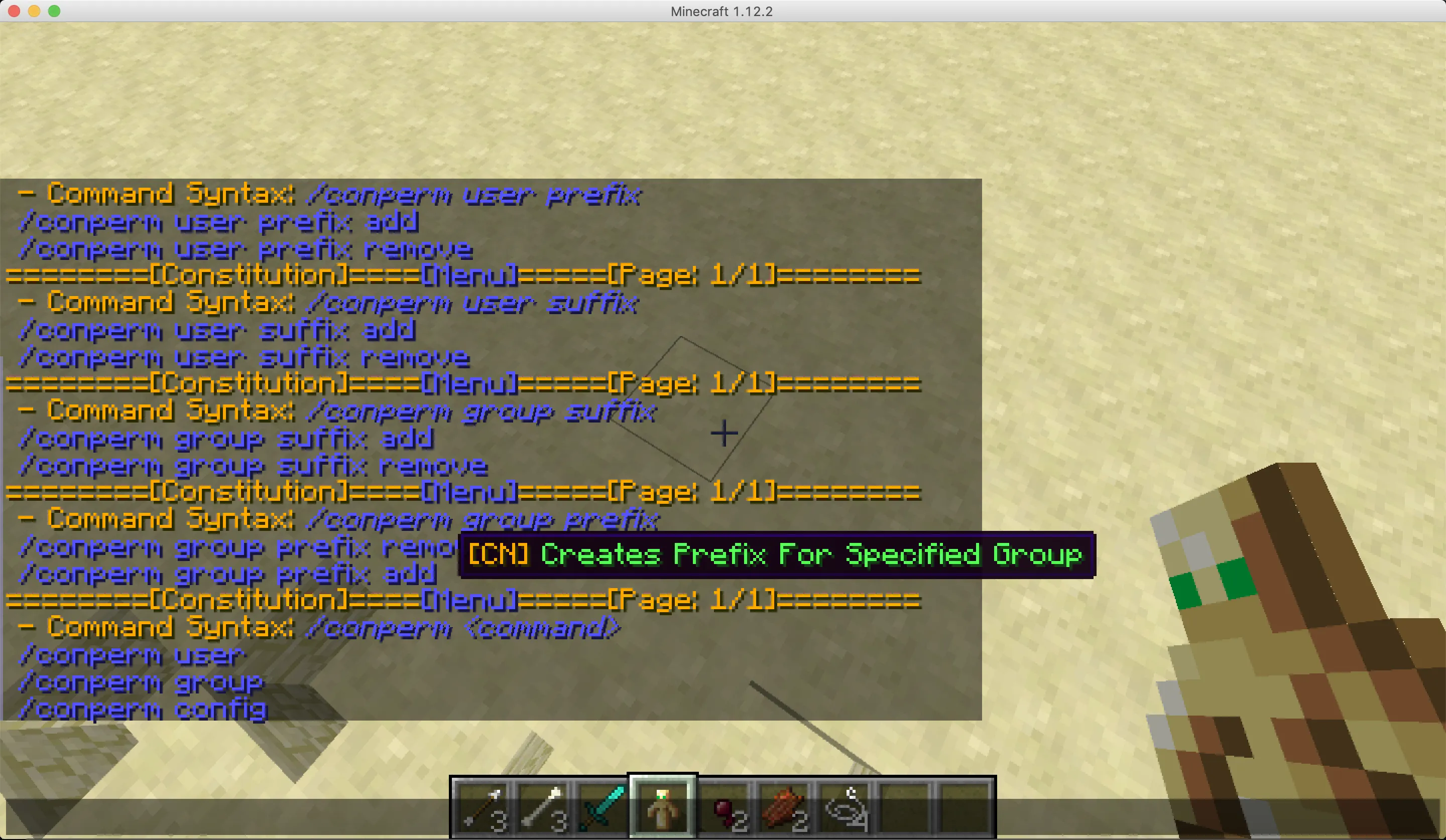 Constitution, Моды, Minecraft