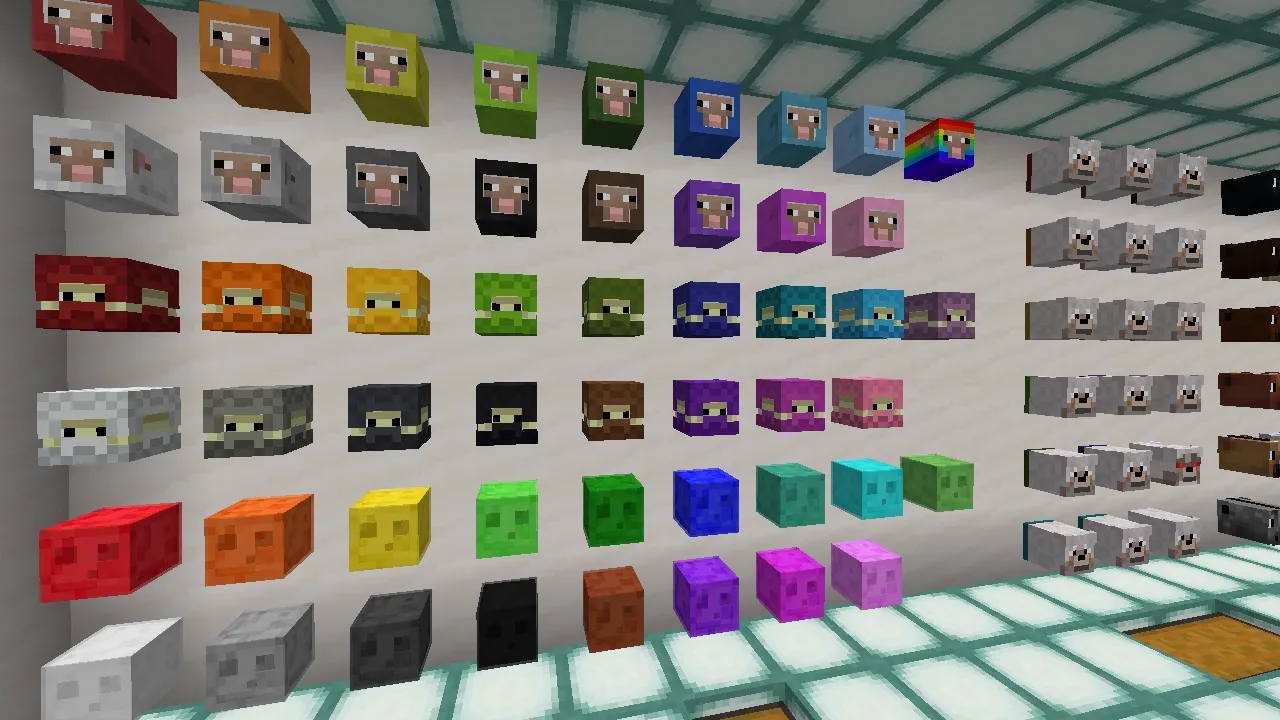 All Mob Heads, Кастомизации, Minecraft