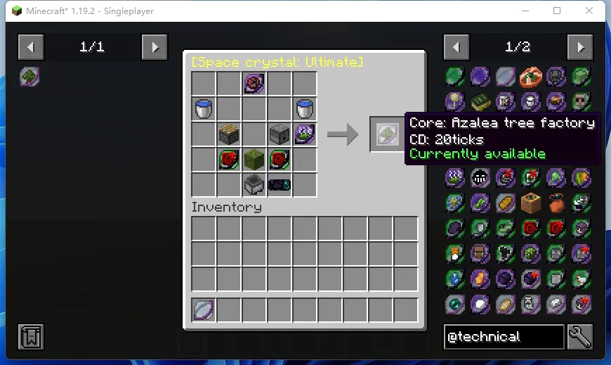 Technical cores, Моды, Minecraft