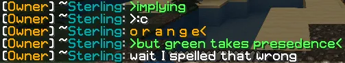 BukkitGreentext — скриншот 1 (Плагины, Minecraft)