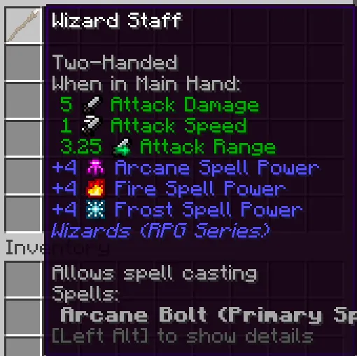 Attribute Icons (RPG Series), Текстуры, Minecraft