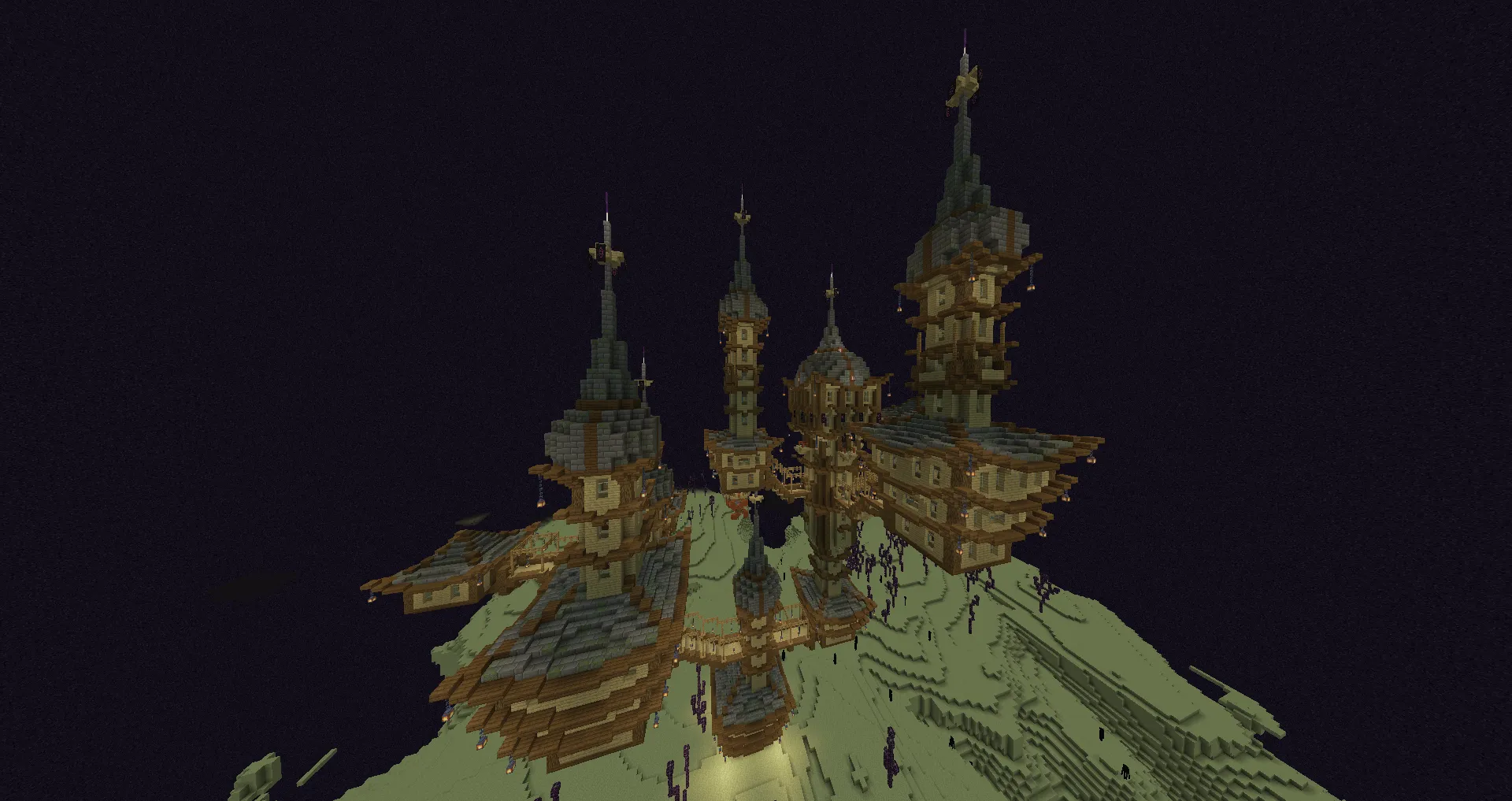 "Better End Cities" - Village Style — скриншот 1 (Текстуры, Minecraft)