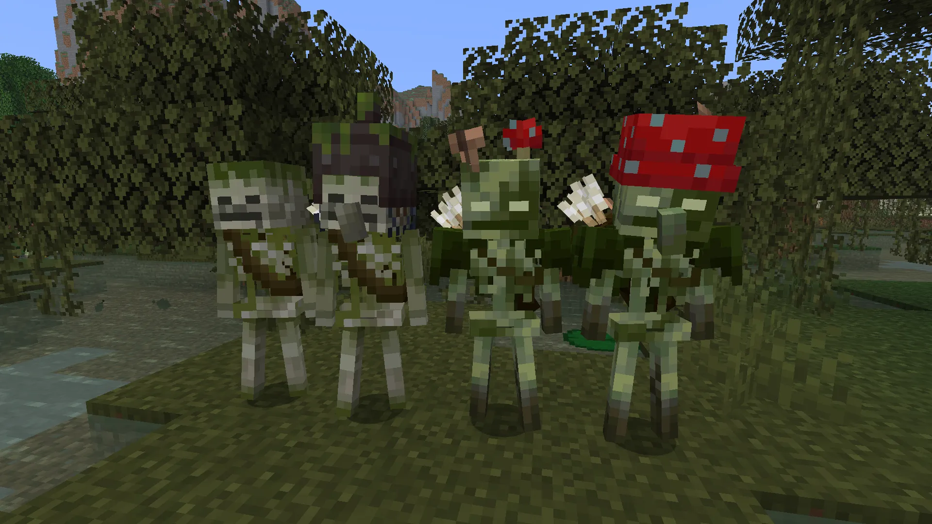 AL's Skeletons Revamped: Classic Faces, Текстуры, Minecraft