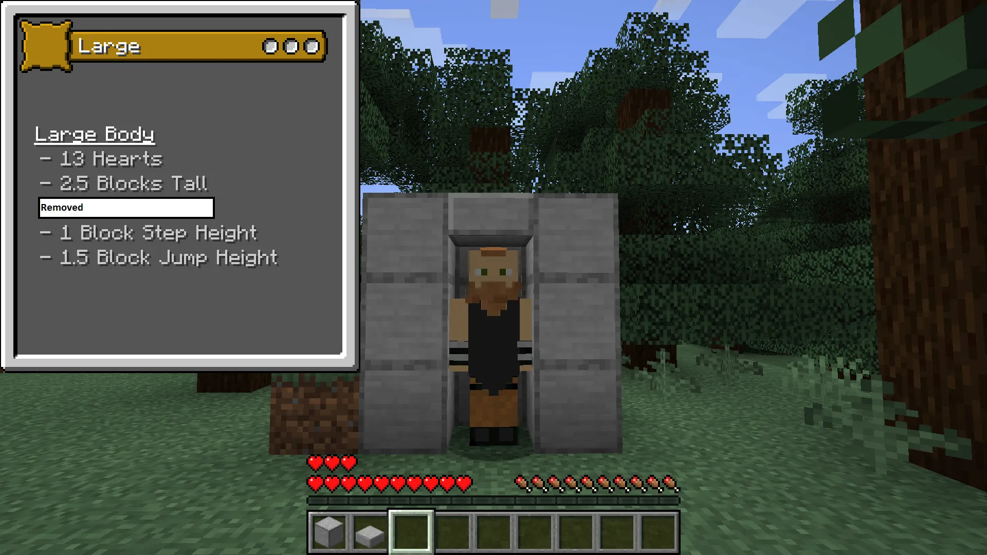 Customizable Origins - Sizes, Моды, Minecraft