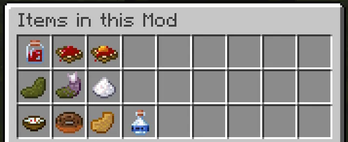 Tiefes Food — скриншот 11 (Моды, Minecraft)
