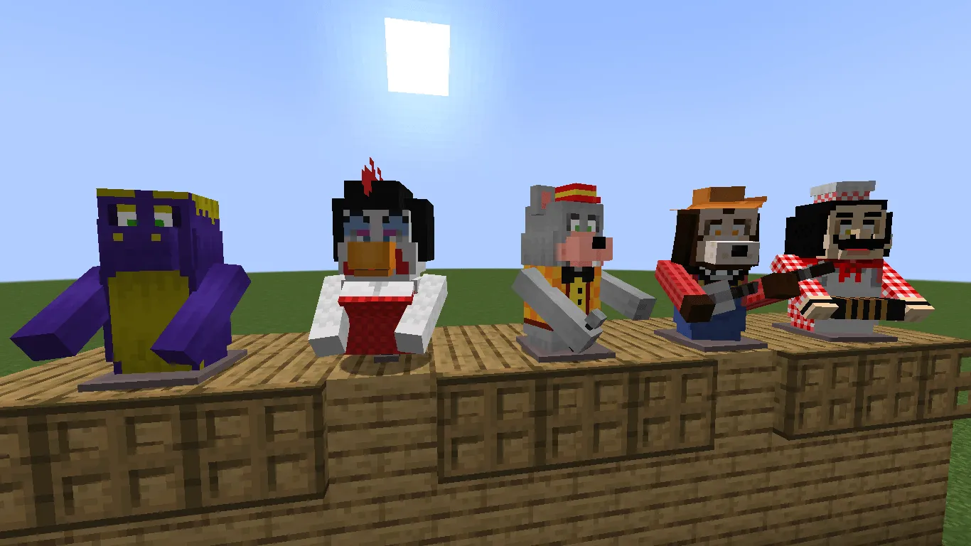 Chuck E Cheese: Back To The Bots, Management Wanted addon — скриншот 12 (Моды, Minecraft)