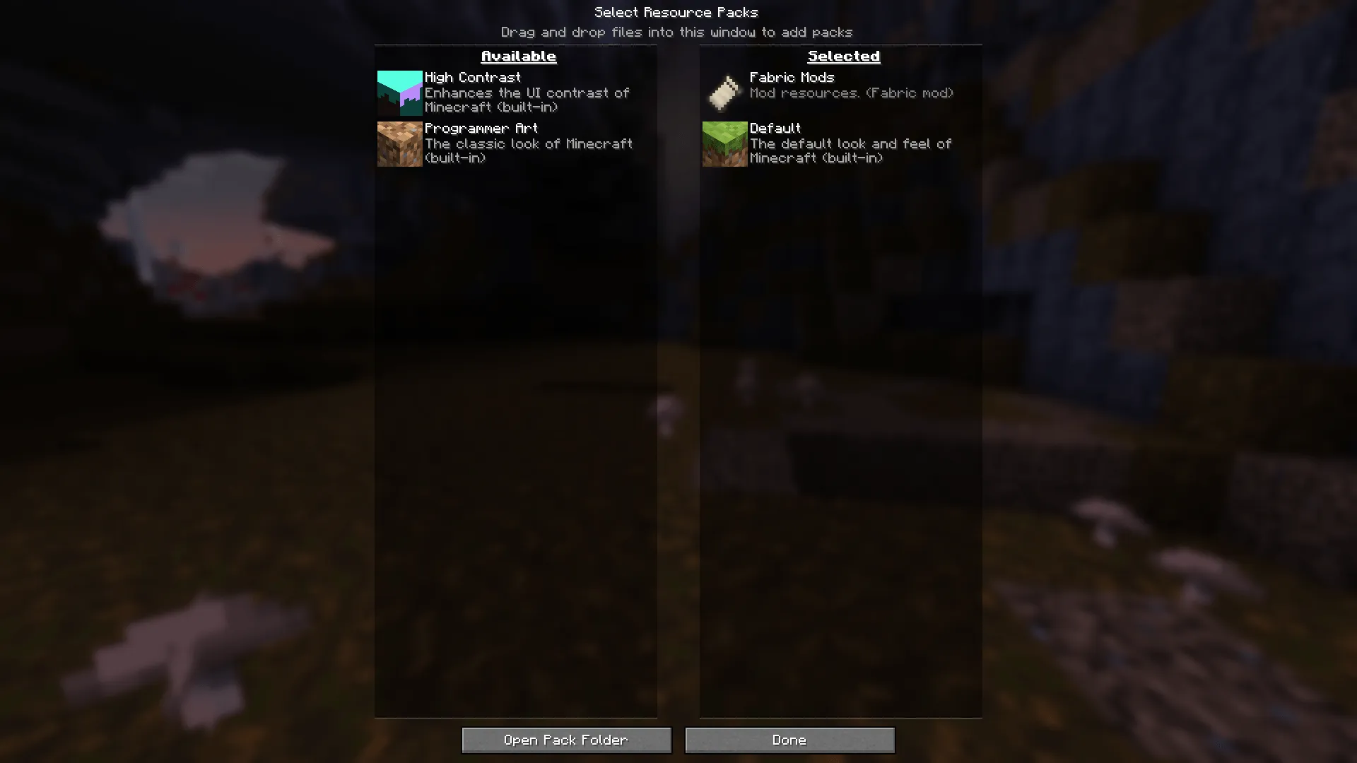 Daily Menu Panoramas — скриншот 1 (Моды, Minecraft)