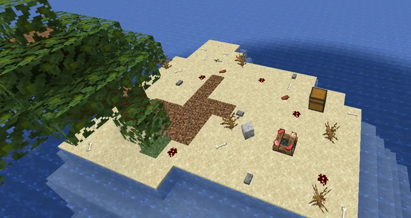 Hardcore Survival Island, Карты, Minecraft