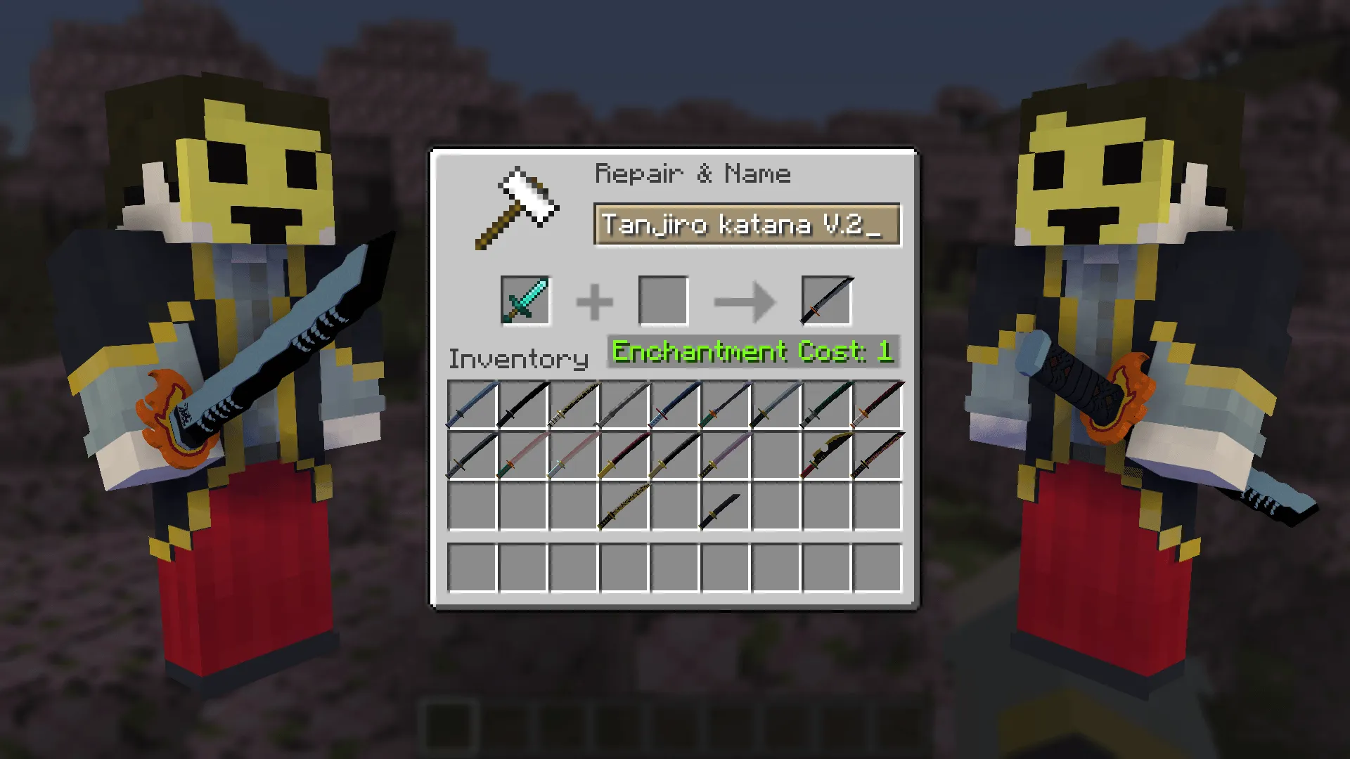 Demon slayer full pack — скриншот 17 (Текстуры, Minecraft)