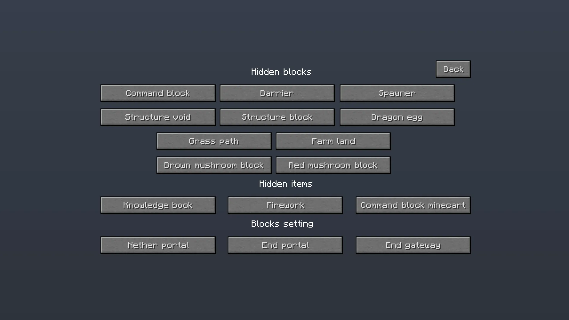 Egorich's Admin Panel, Моды, Minecraft