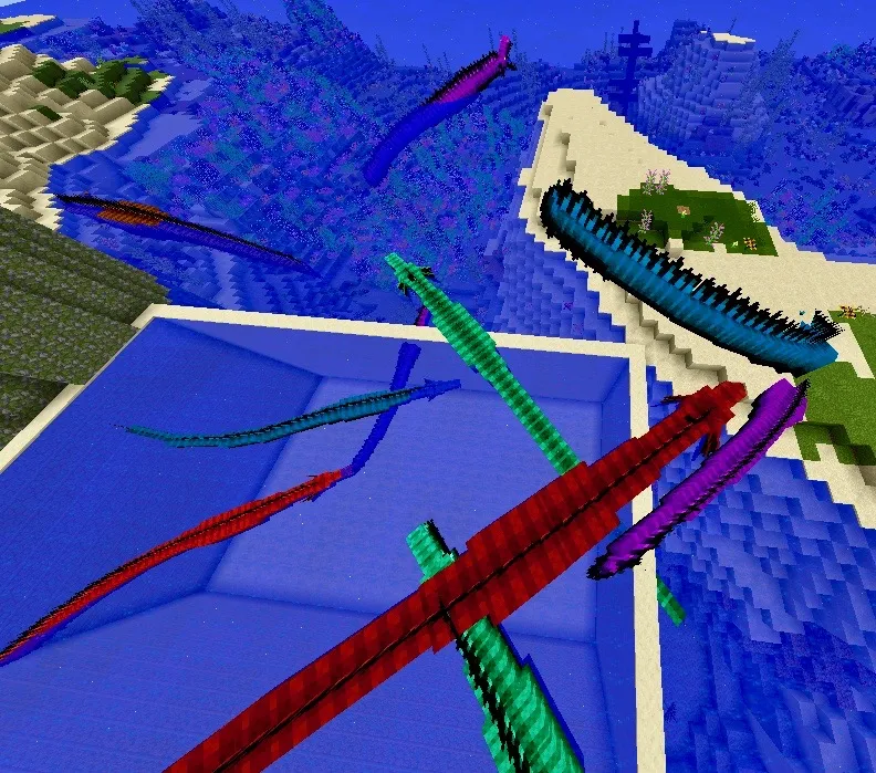 Neon Serpents — скриншот 2 (Текстуры, Minecraft)