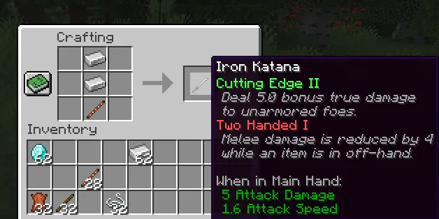 Feudal Weaponry [Fabric] — скриншот 9 (Моды, Minecraft)