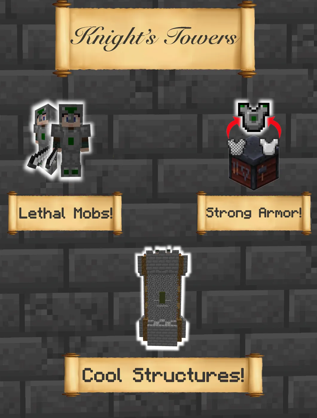 Knight's Towers, Моды, Minecraft