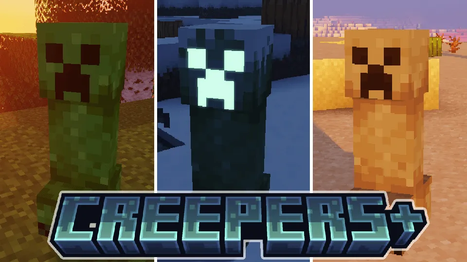 Creepers Plus — скриншот 2 (Текстуры, Minecraft)