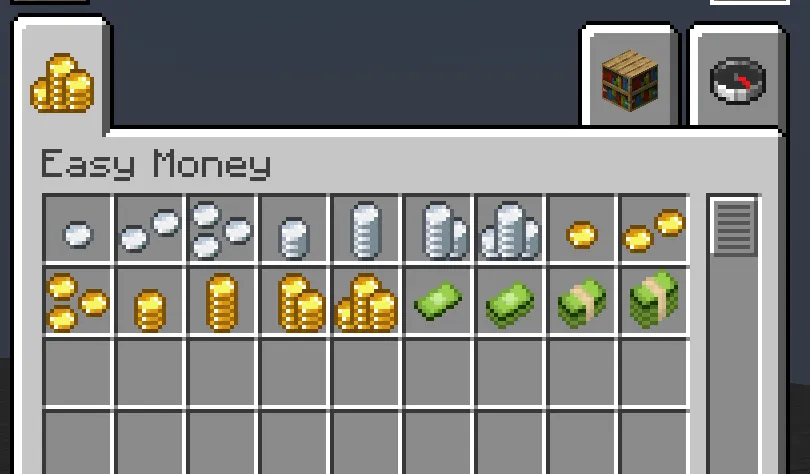 EZMoney — скриншот 1 (Моды, Minecraft)