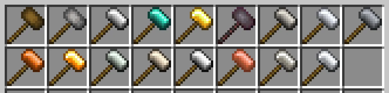Zeph's Hammers, Моды, Minecraft