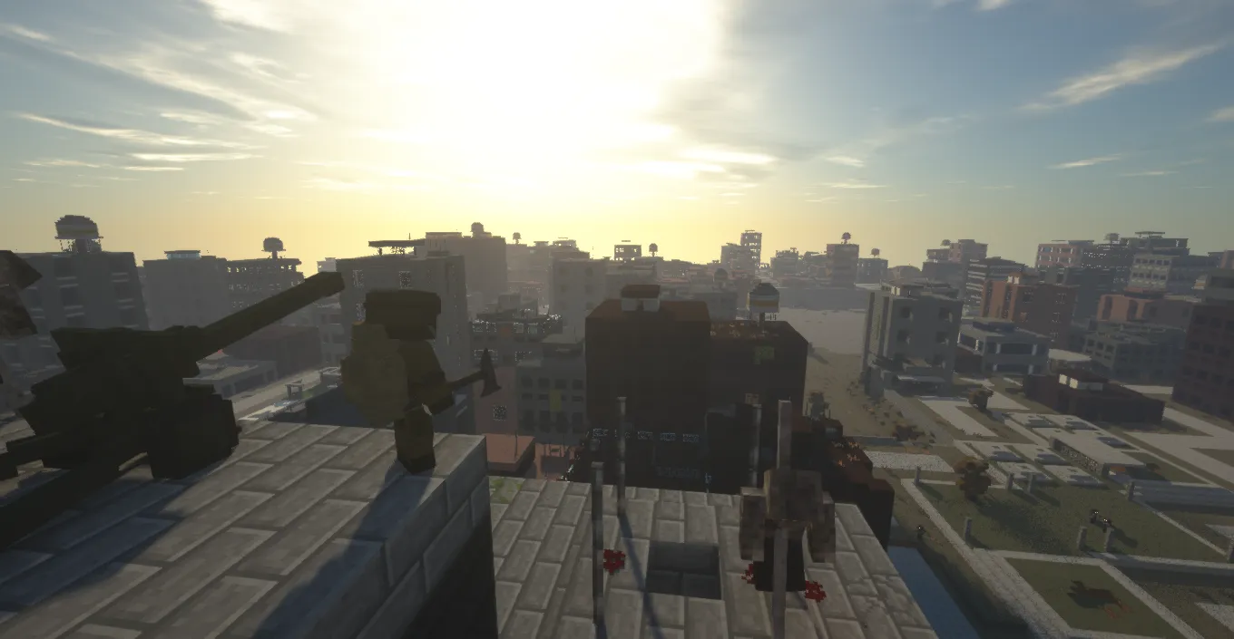 Vee's Apocalypse Warfare — скриншот 1 (Модпаки, Minecraft)