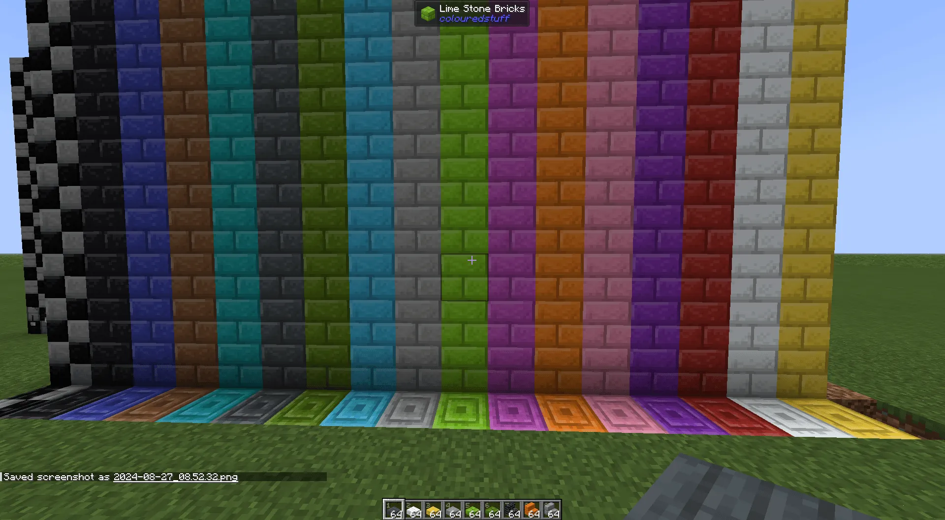 Colourful trees stone and water (dyeable color) — скриншот 2 (Моды, Minecraft)
