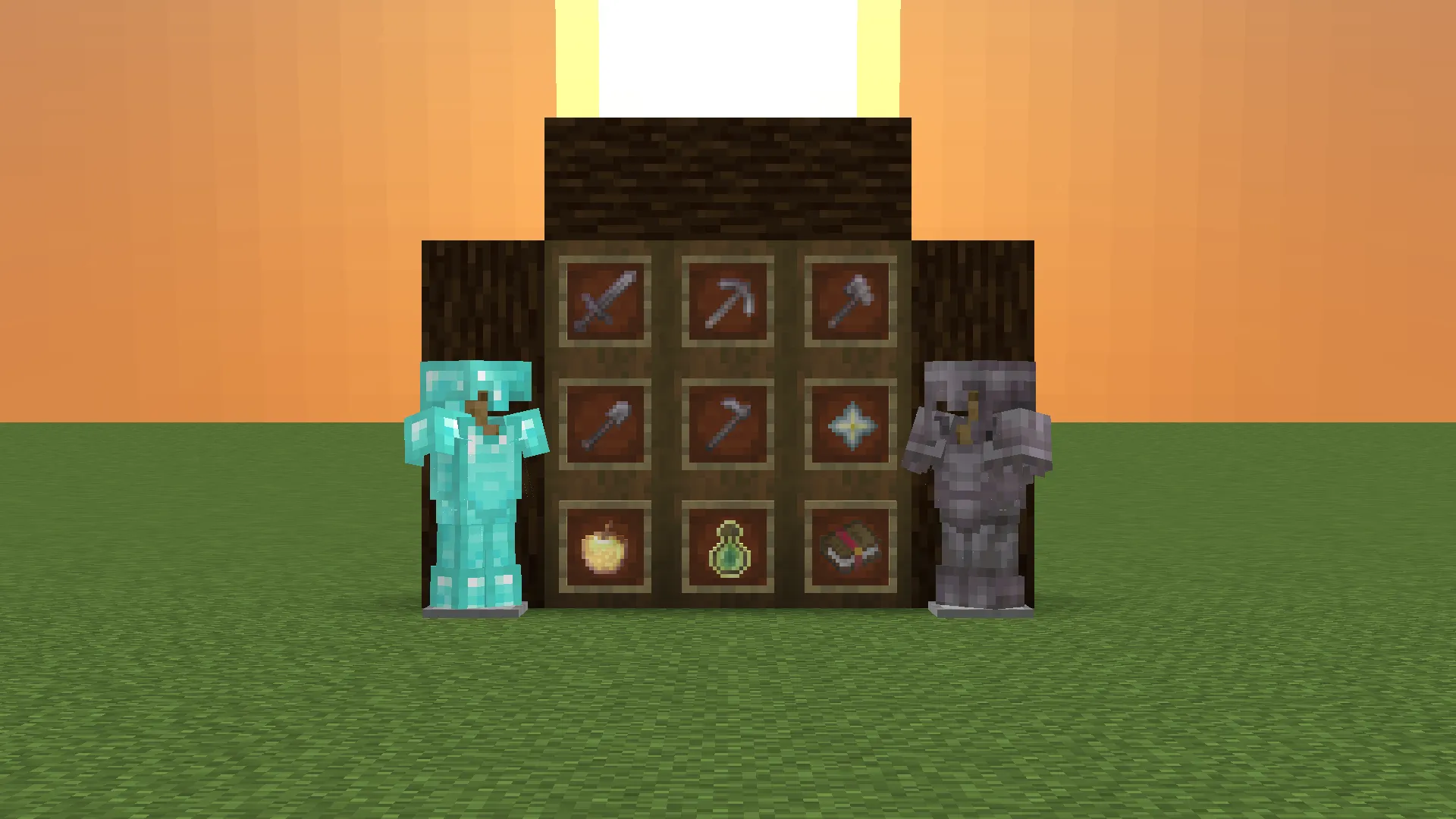 White Enchantment Glint Color — скриншот 1 (Текстуры, Minecraft)