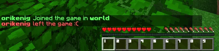 JoinLeaveMsg — скриншот 1 (Плагины, Minecraft)