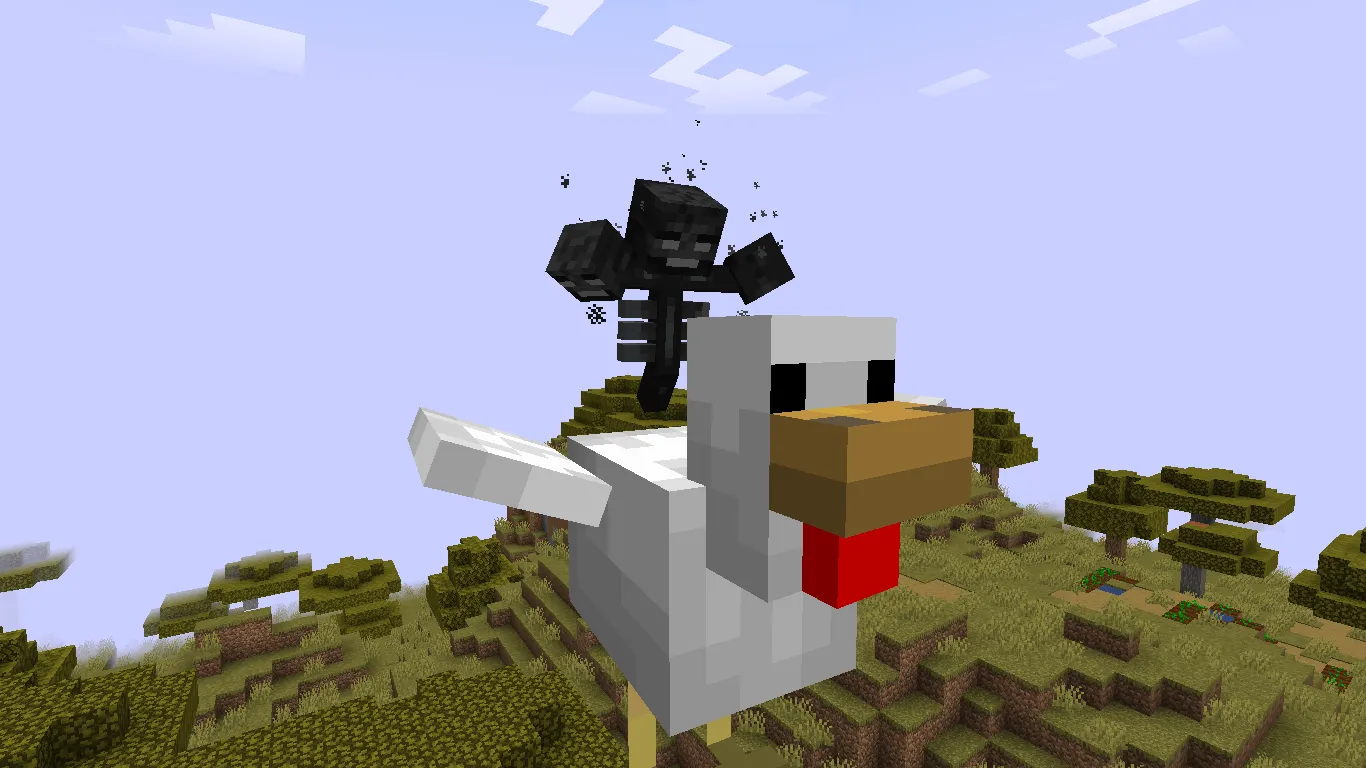 Minecraft but Every Mob is a Chicken Jokey, Моды, Minecraft