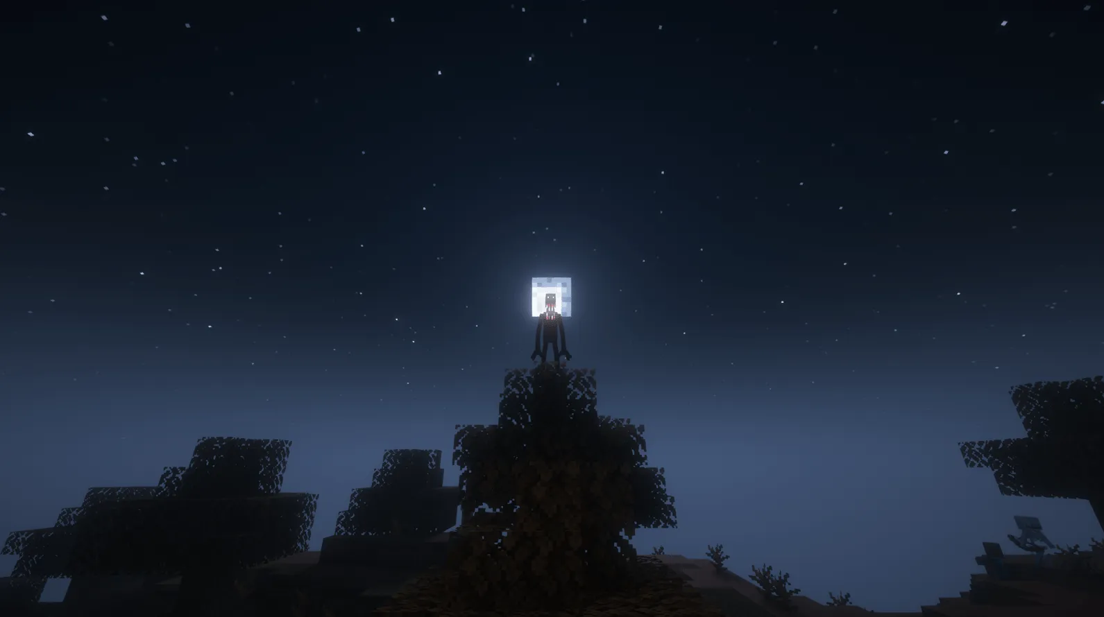 Siren Head- The shadows of the Forest — скриншот 1 (Модпаки, Minecraft)