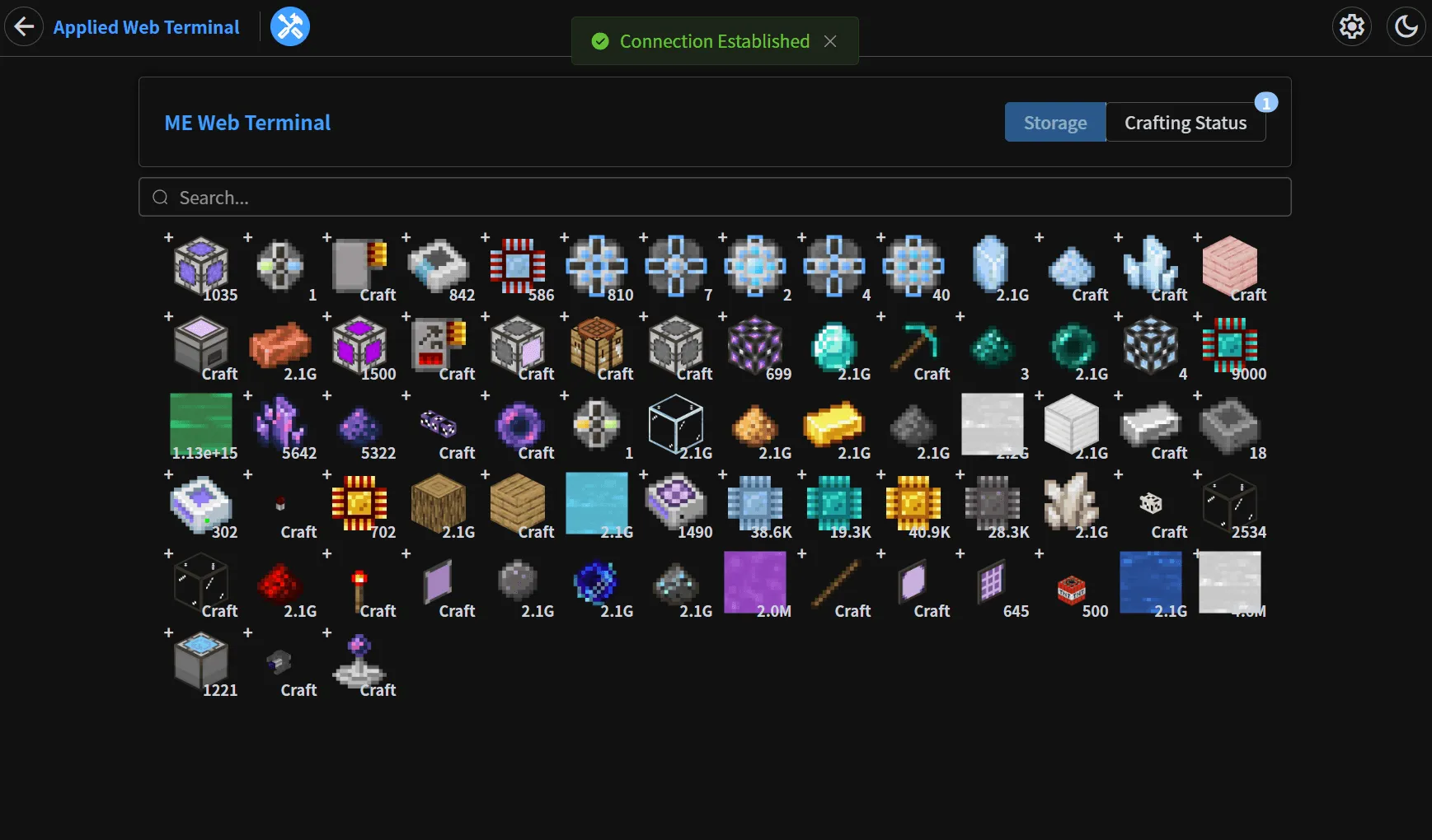 Applied Web Terminal, Моды, Minecraft