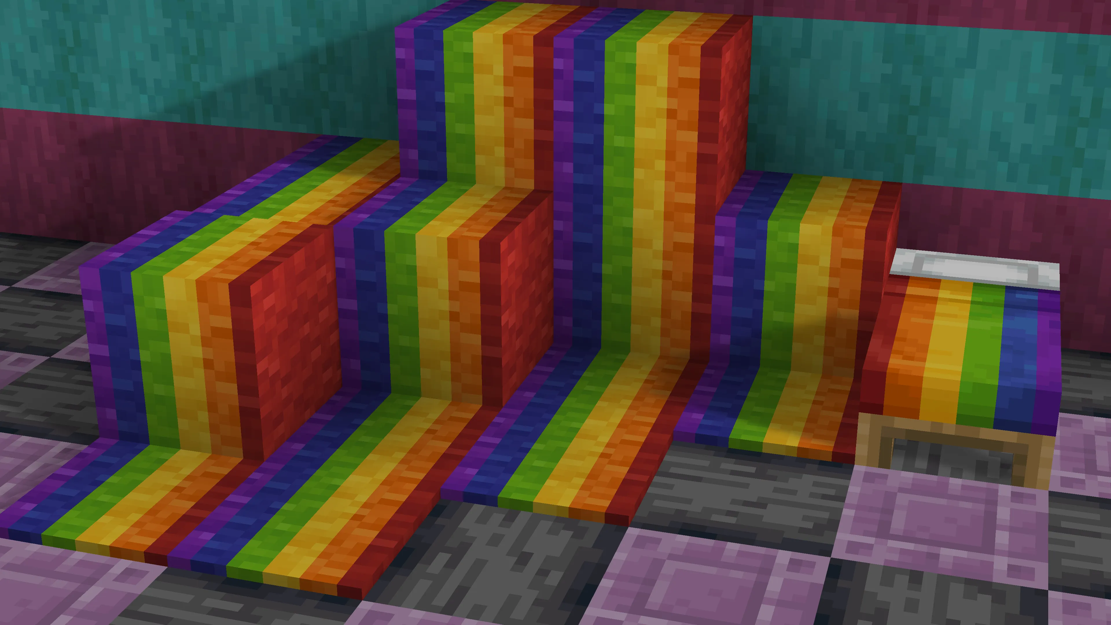 Rainbow Sheep Galore — скриншот 1 (Текстуры, Minecraft)