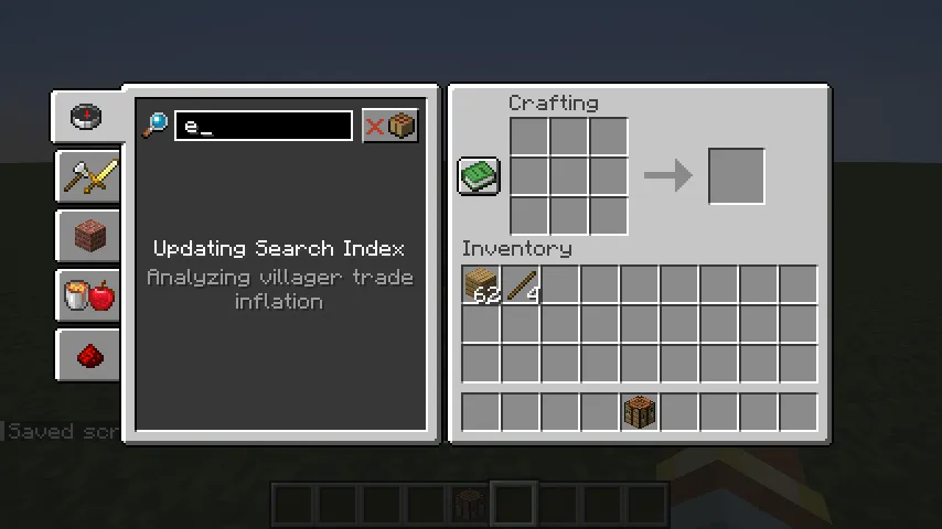 Optimized Recipe Book (ORB), Моды, Minecraft