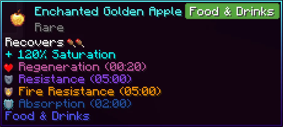 EnhancedTooltips, Моды, Minecraft