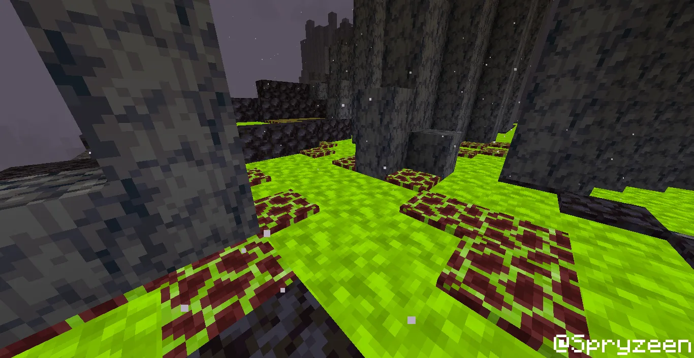 Spryzeen's Colorful lava "magma" ADDON — скриншот 2 (Текстуры, Minecraft)