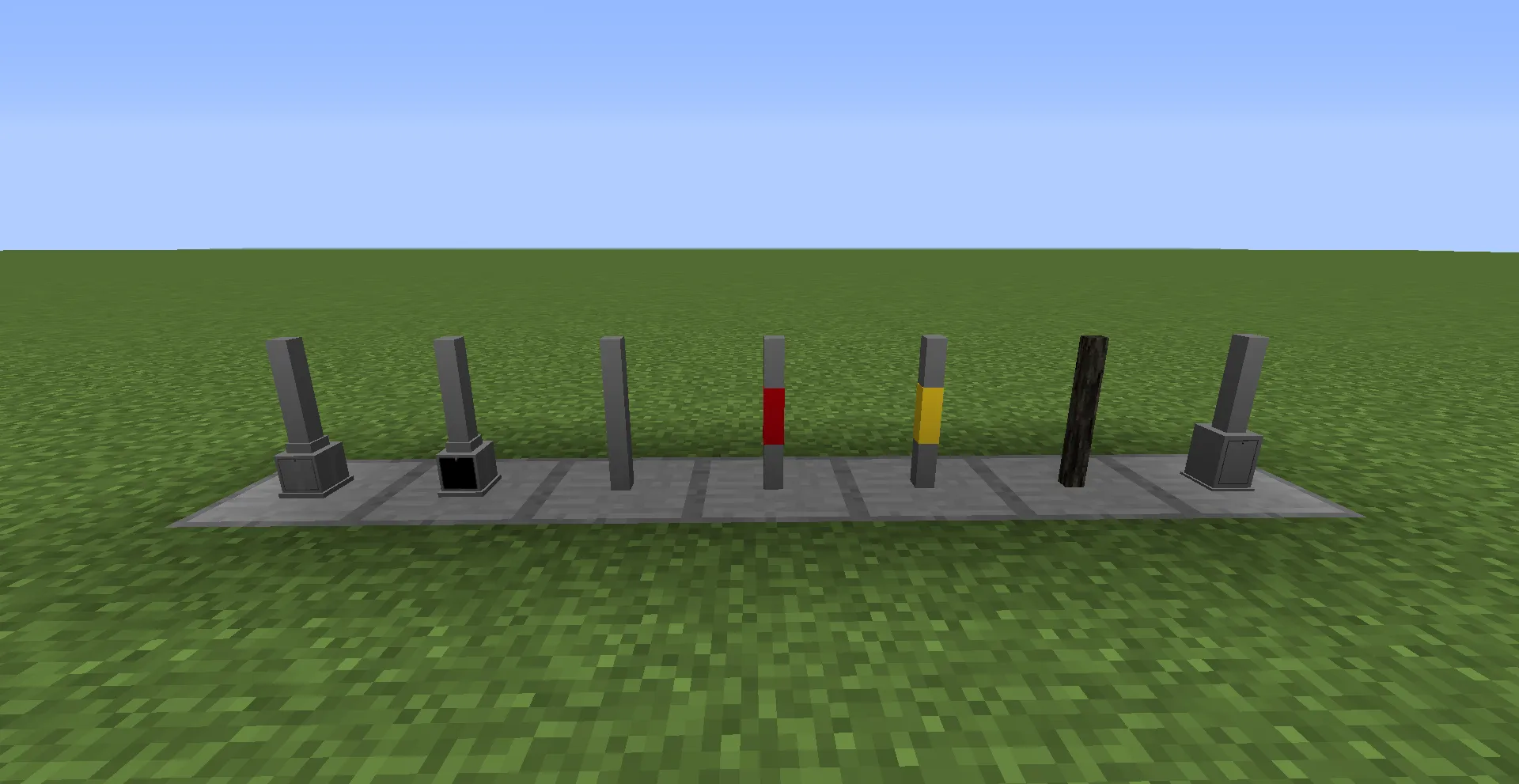 Texas Style Traffic Equipment (Traffic Control Addon) — скриншот 5 (Моды, Minecraft)