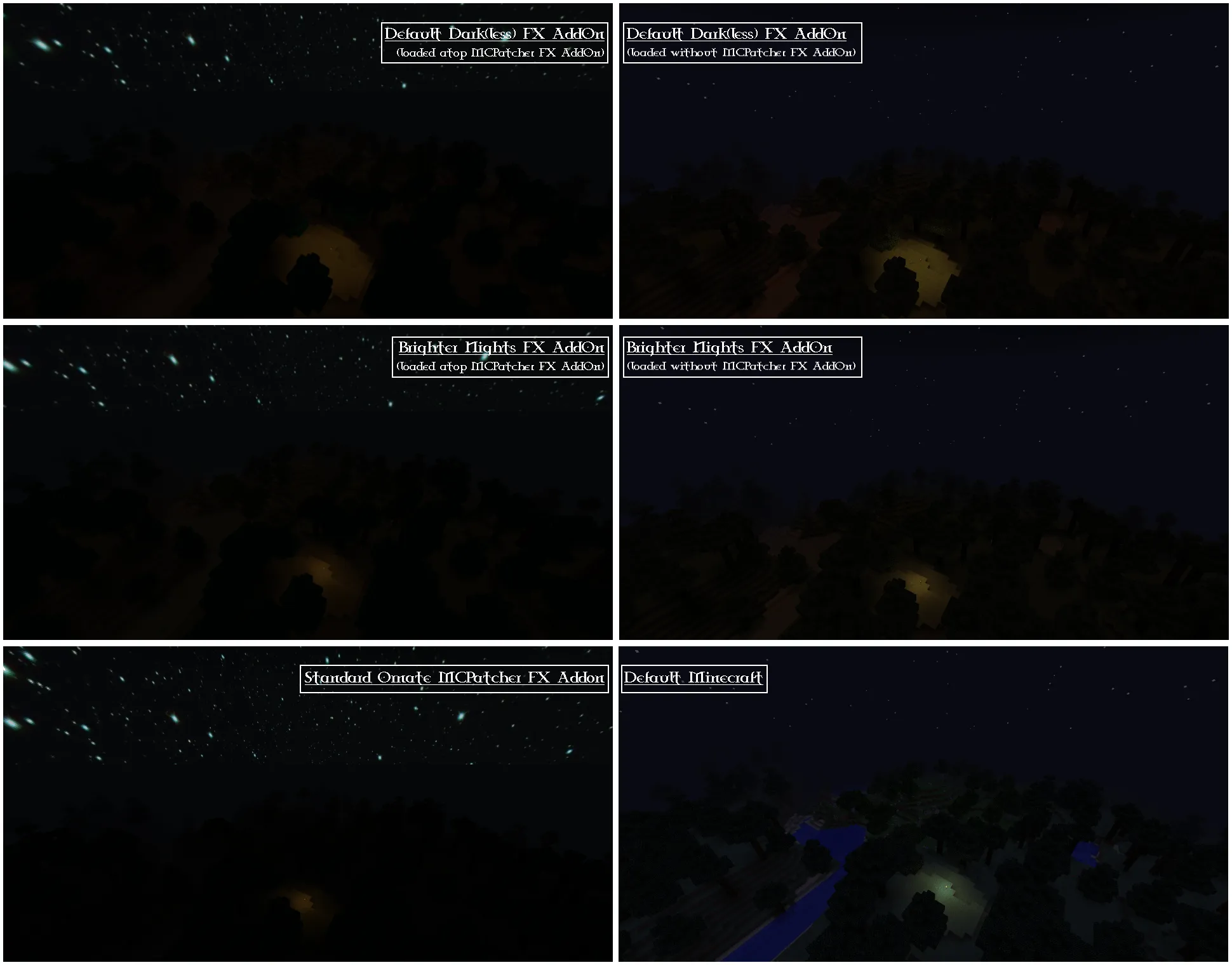 Ornate 5 Re-resurrected - FX - Default dark(less) AddOn, Текстуры, Minecraft
