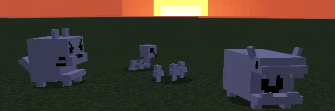 Battle cats Takeover! Recreated! — скриншот 1 (Моды, Minecraft)