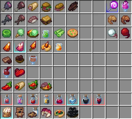 Eating Animations x Born In Chaos, Текстуры, Minecraft