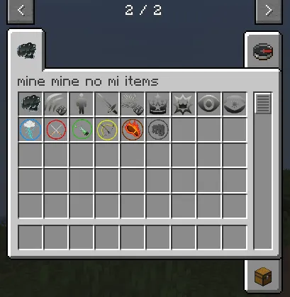 Mine Mine No Mi Haki and Fighting style Items, Моды, Minecraft